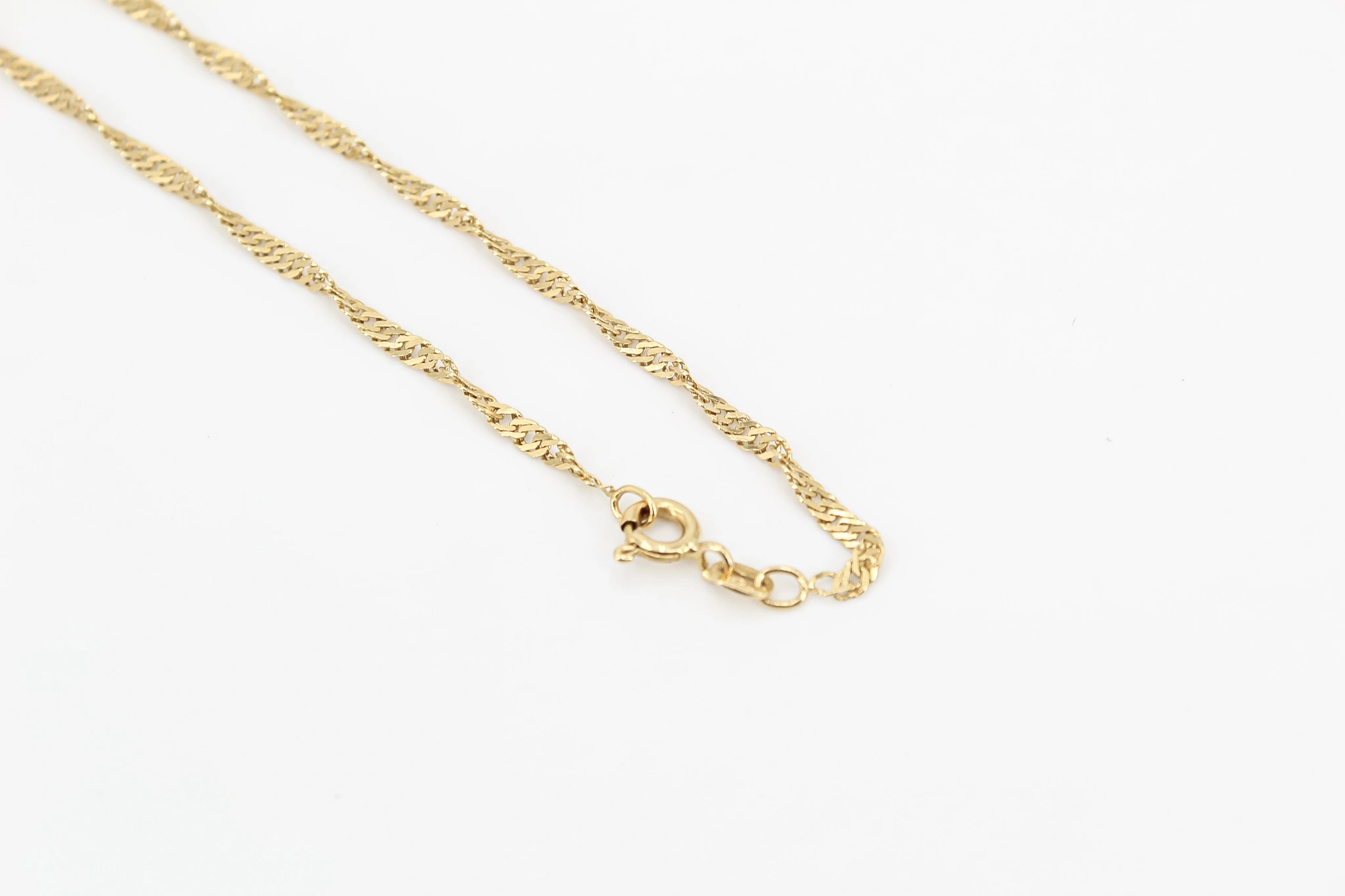 Cadena singapur de oro 18K — foto 3