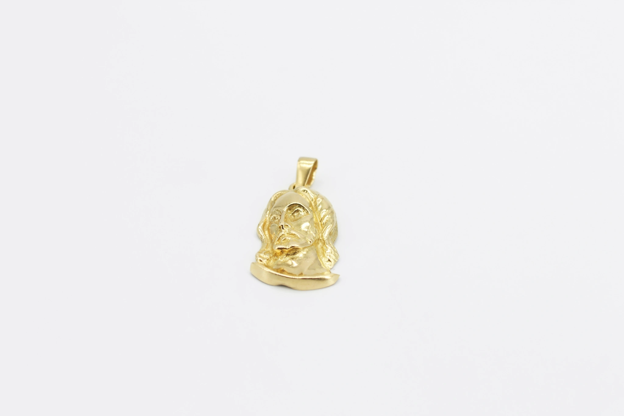 Colgante de oro 18K rostro de Jesús — vista alternativa