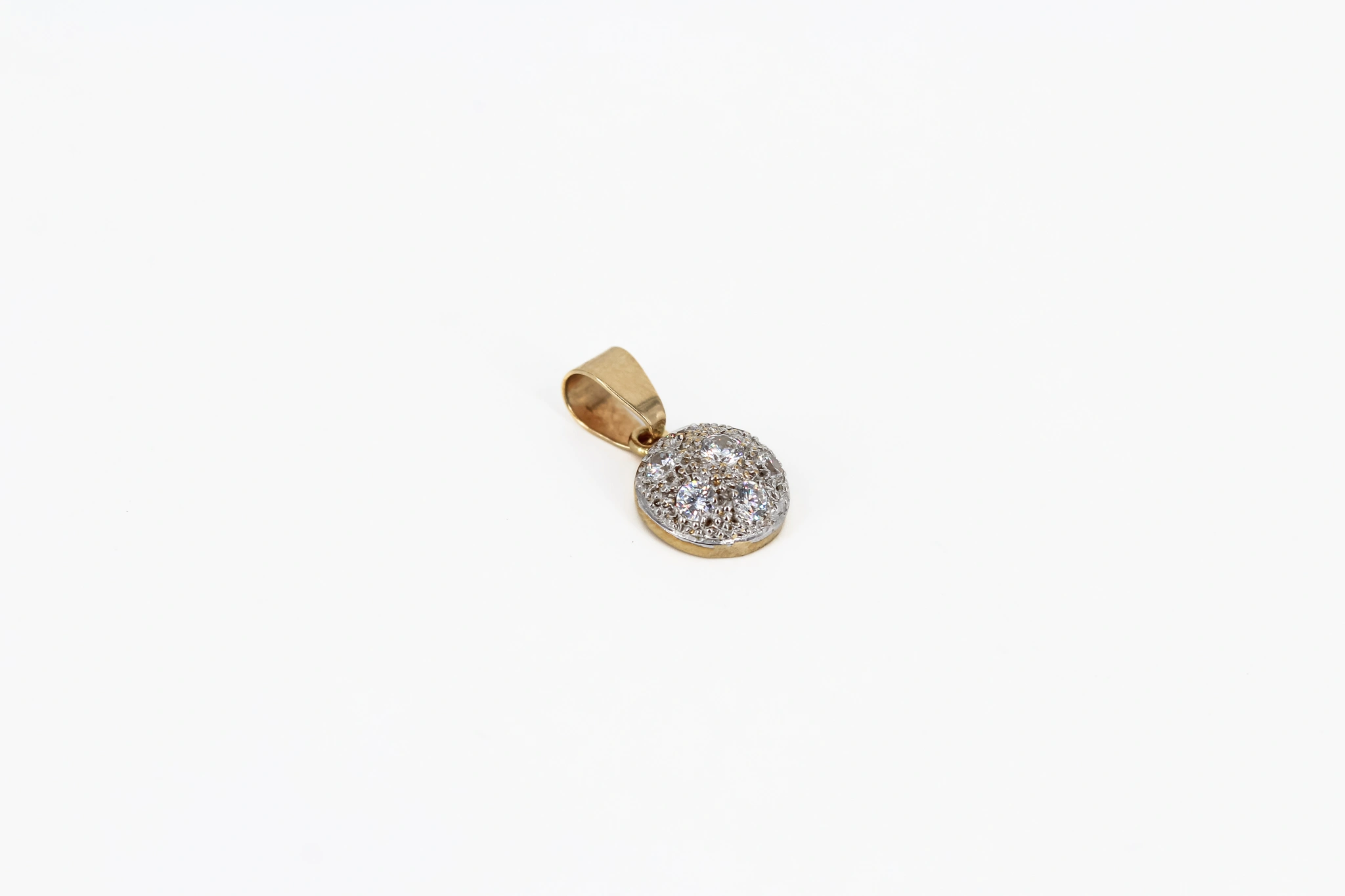 Colgante de oro esférico 18K