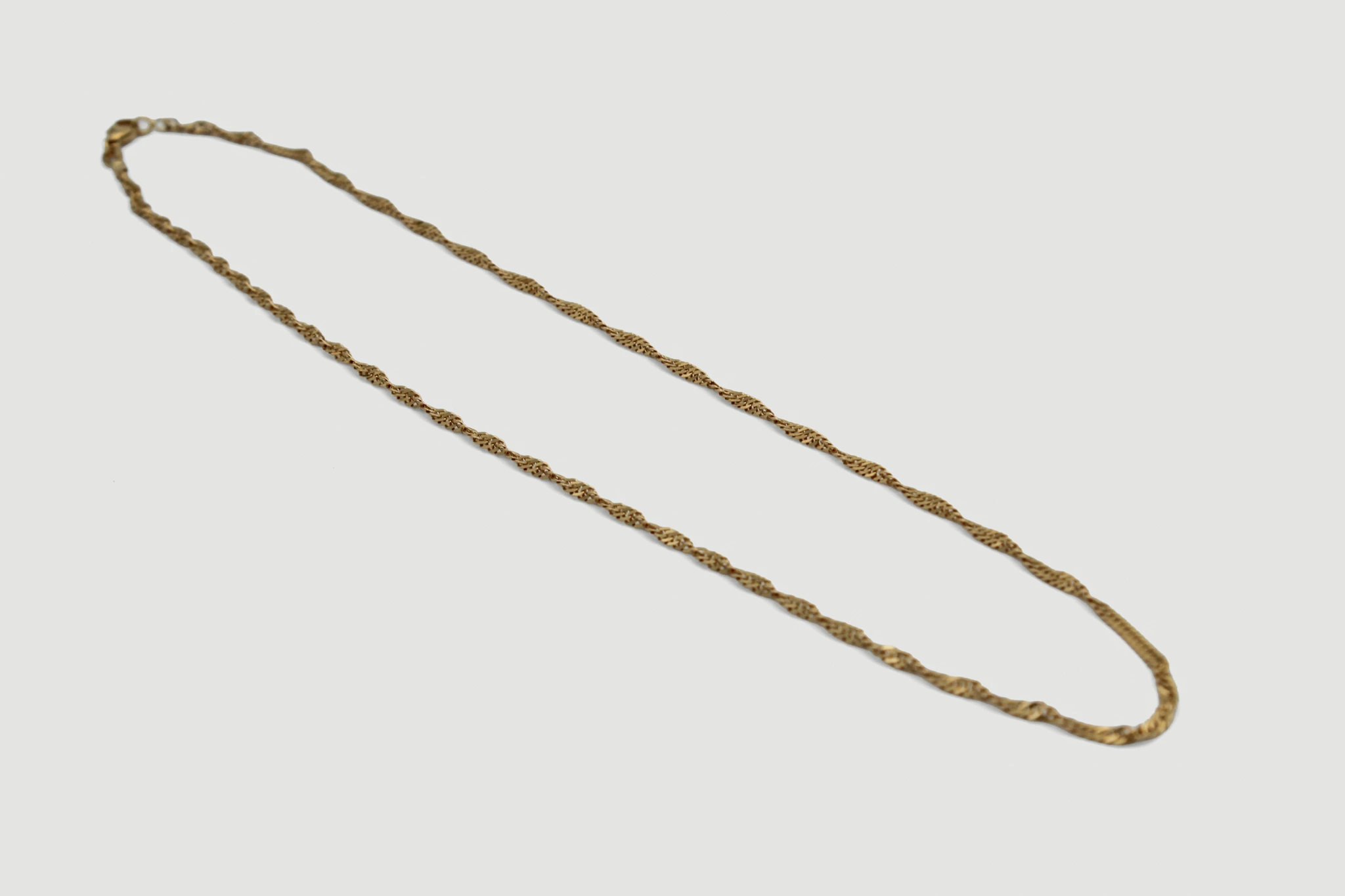 Collar Singapur oro 18k 2x460mm — foto 3