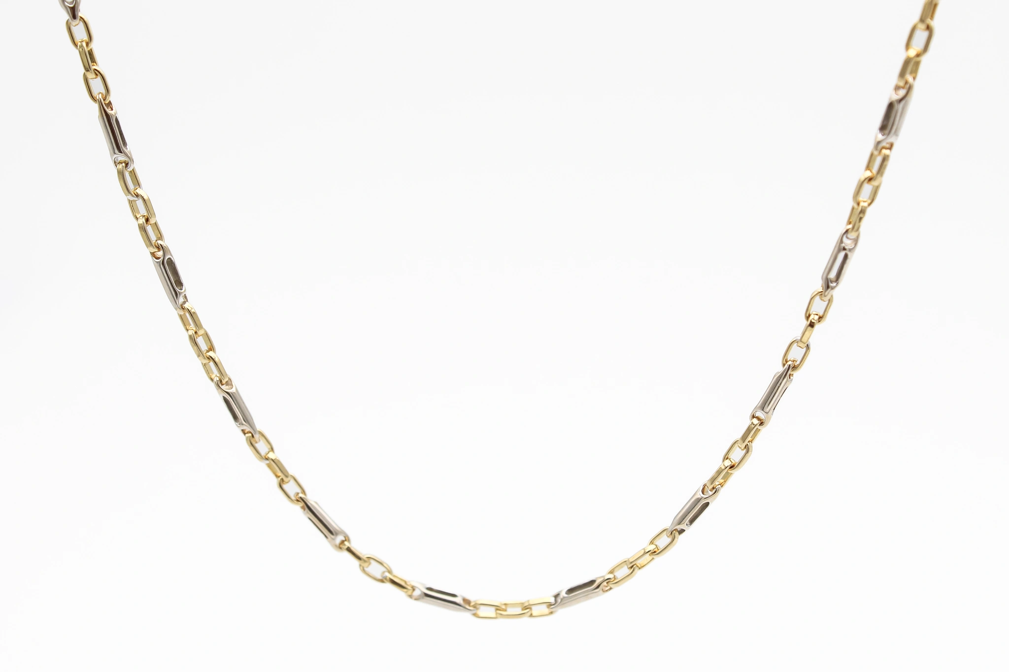 Cadena de oro combinado 18K