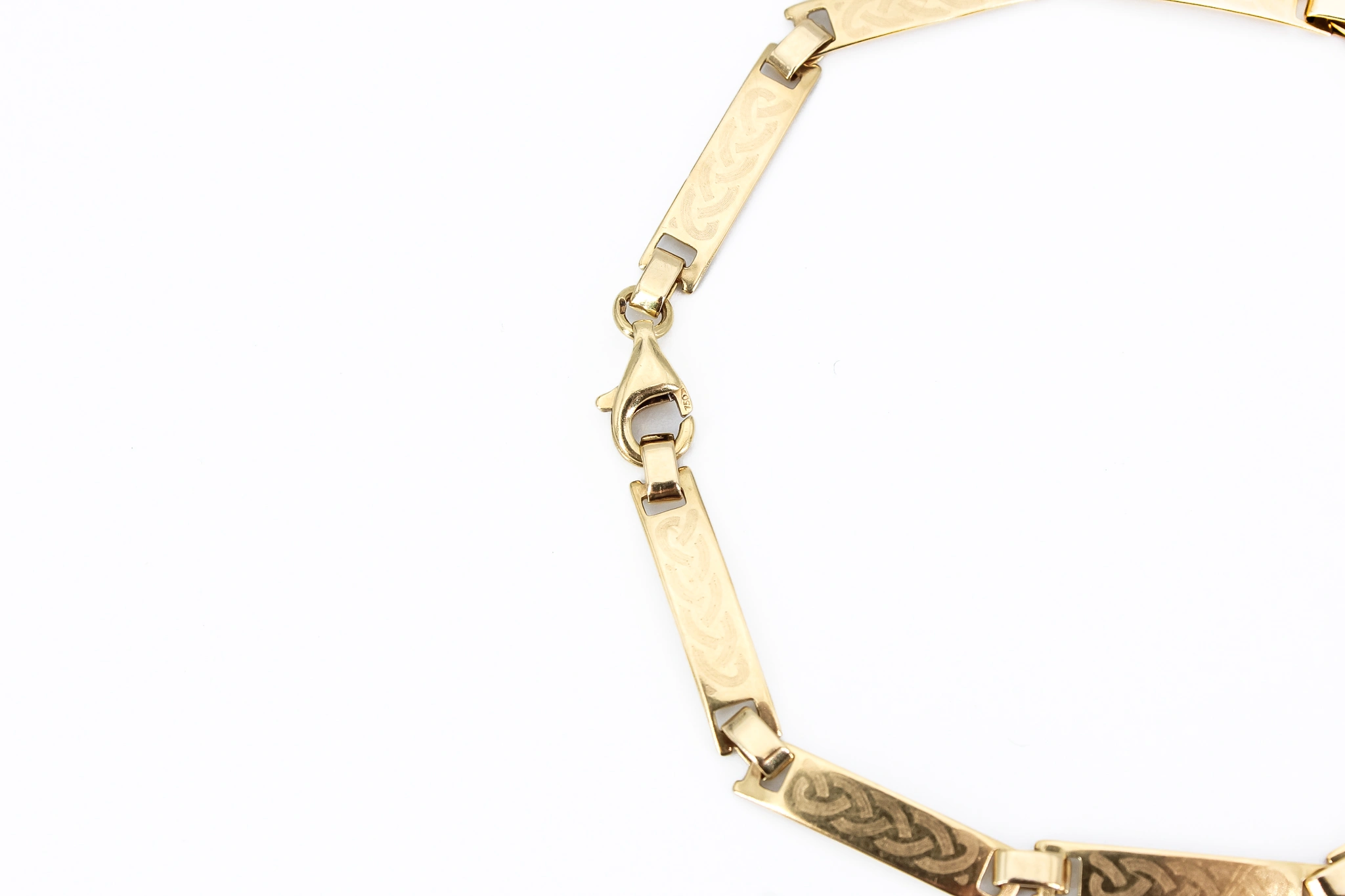 Pulsera de eslabones de oro 18K — vista alternativa